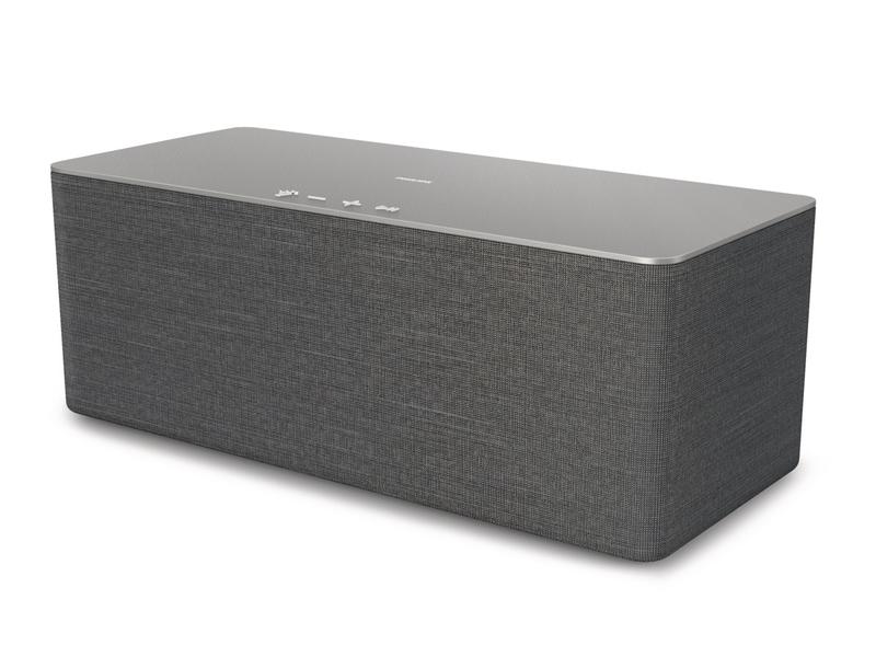 Philips Smart Speaker TAW6505/10 Silber Kabelloser Lautsprecher für Zuhause – WLAN. Multiroom-Audio. Kompatibel mit DTS Play-Fi