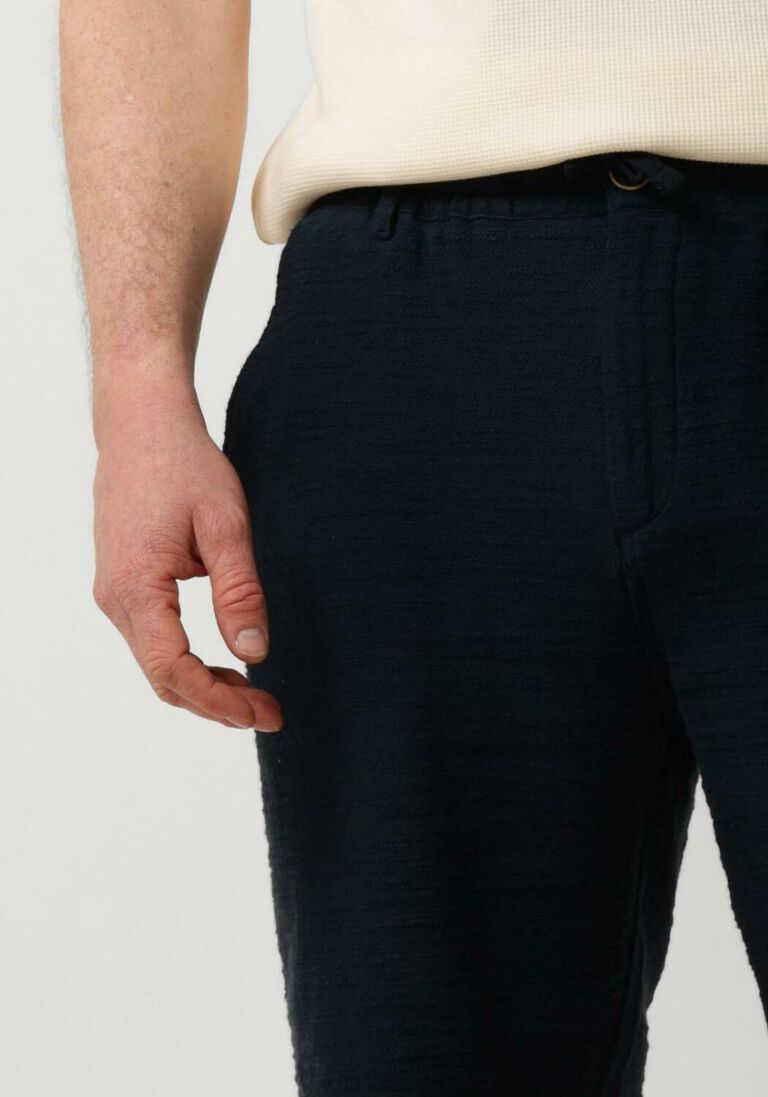 ANERKJENDT donkerblauwe anerkjendt korte broek aklt jan twill shorts