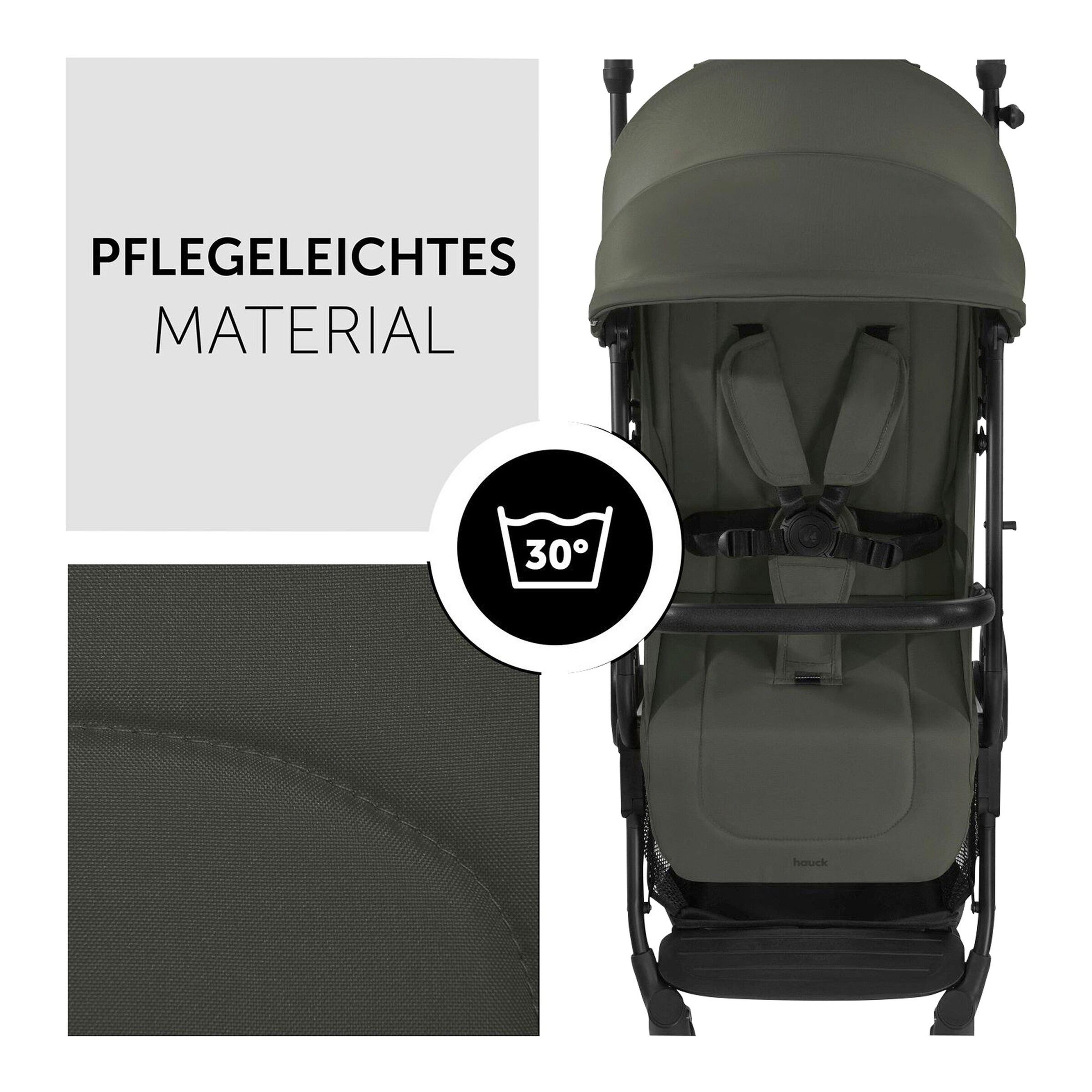 Hauck Buggy TravelNCare dark olive