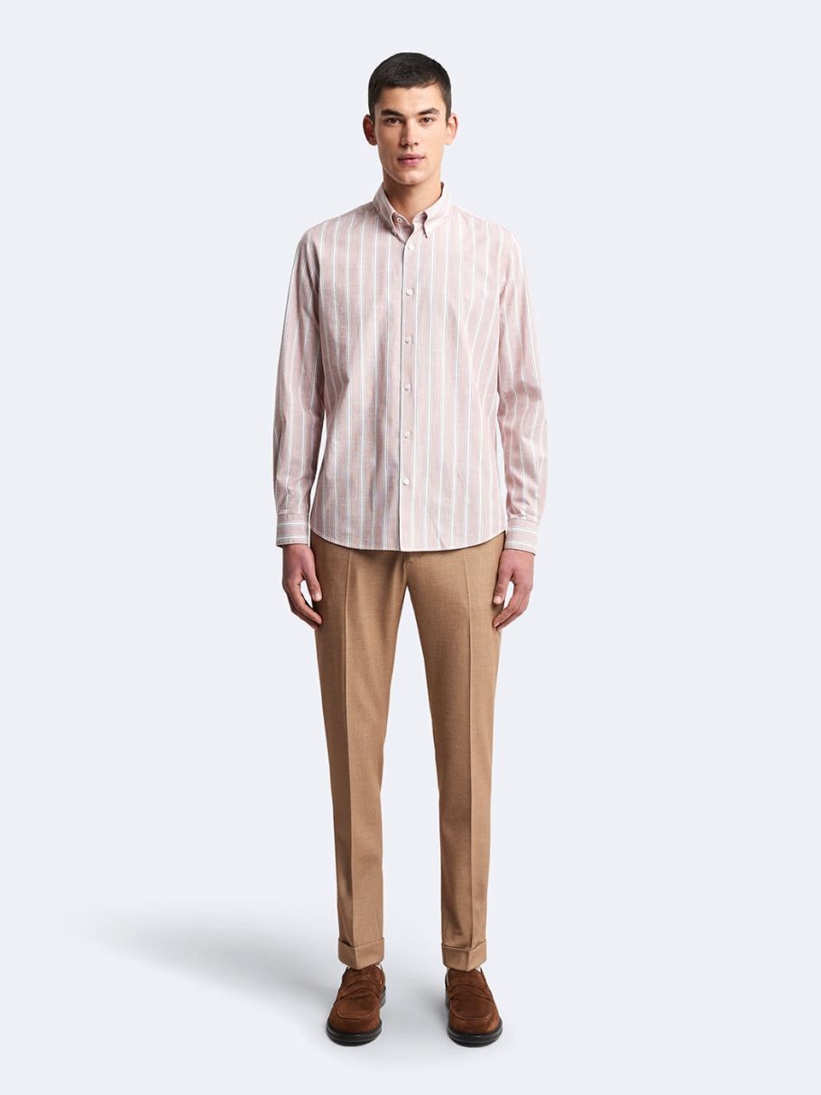 Chemise slim rayée