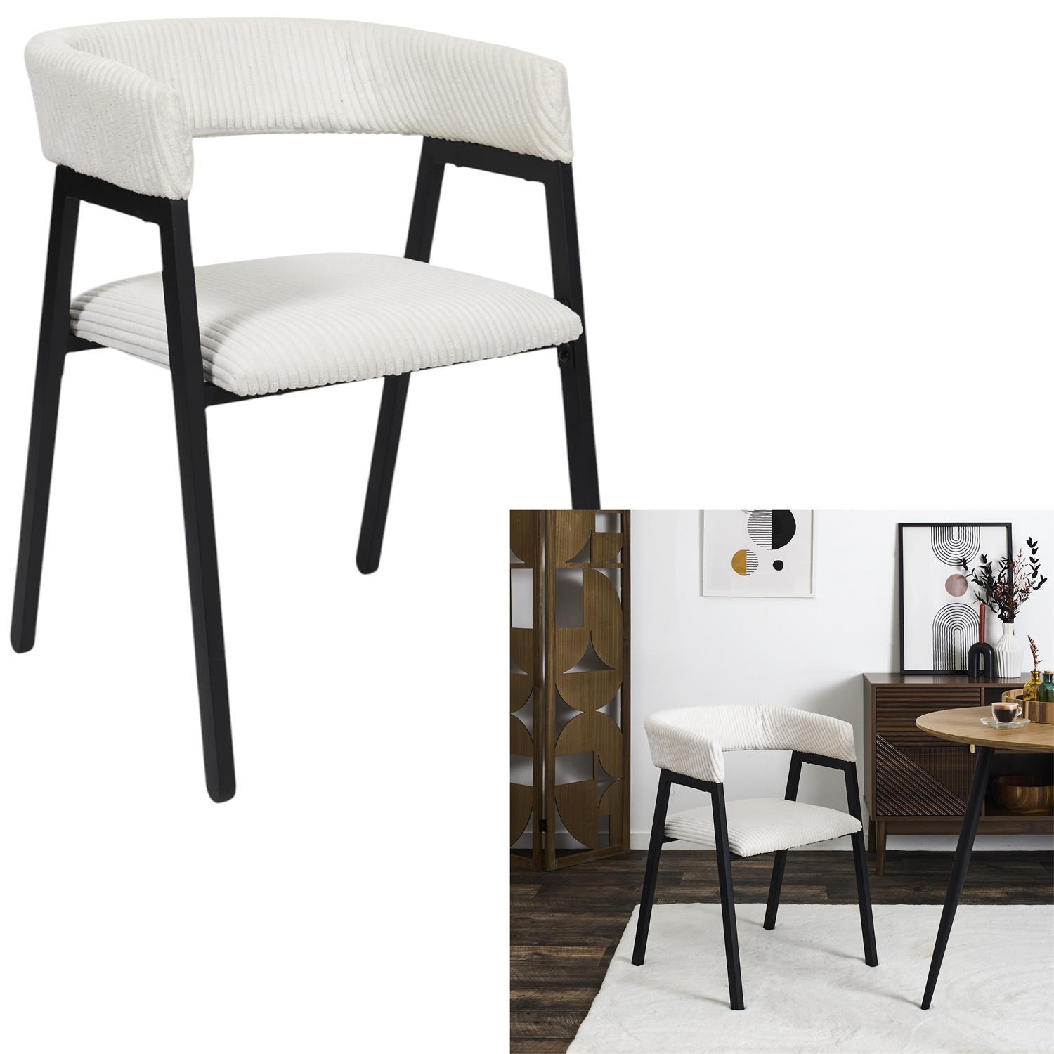 SCOTT FAUTEUIL DESIGN COTELE BEIGE