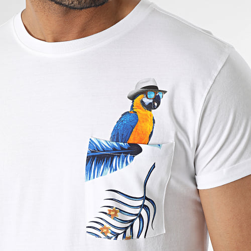 Tee Shirt Poche Parrot 03T1150M Blanc