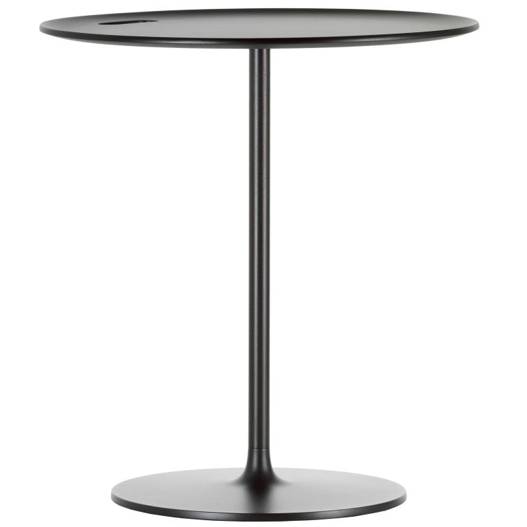 Vitra Occasional Low bijzettafel 55 chocolade kleur gepoedercoat aluminium