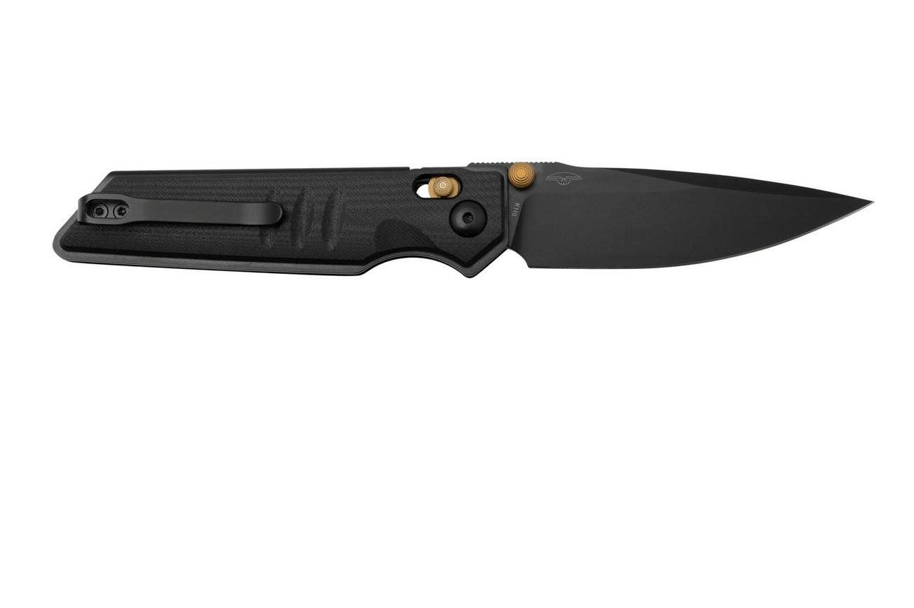 Real Steel Sacra, 7711BB Black G10, Blackwashed K110 zakmes