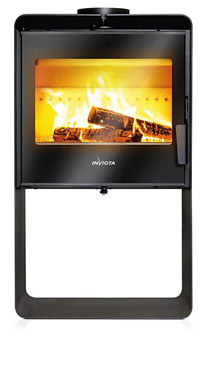 Poêle à bois en acier Invicta Borée 7.5kW 70m²