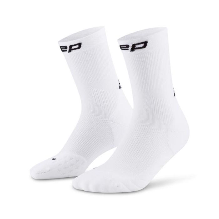 CEP Dame Strømper Core Run Socks Mid-Cut 5.0 Hvid