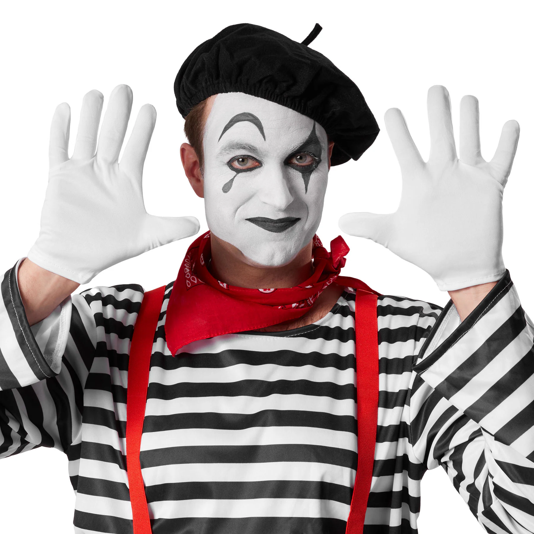 tectake® Herrenkostüm Klassischer Pantomime