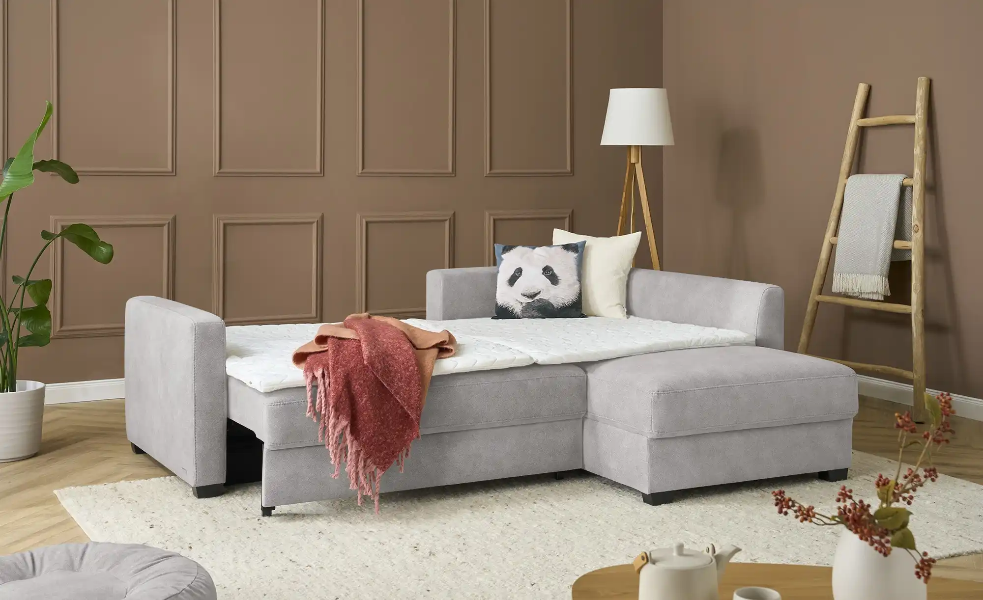 bobb Ecksofa  mit pflegeleichtem Bezugsstoff  Lisa de Luxe