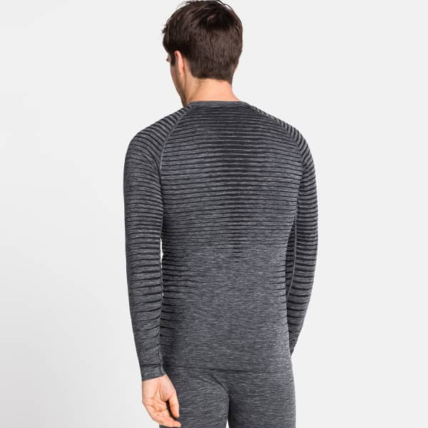 T-shirt running ODLO CREW NECK LS PERFORMANCE GREY MELANGE