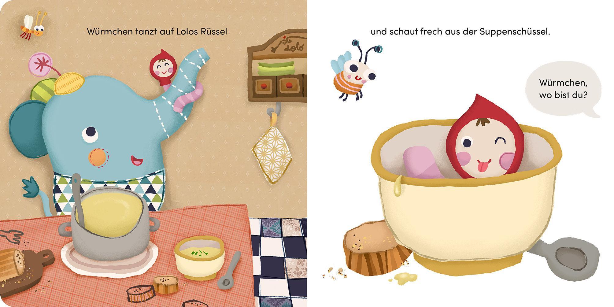 Bababoo and friends - Würmchen spielt Verstecken. Kuckuck! - Mein liebstes Fingerspielbuch