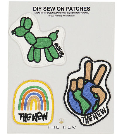 The New M?rker - 3-pak - TnDiy Sew on Patches -  Bright Green