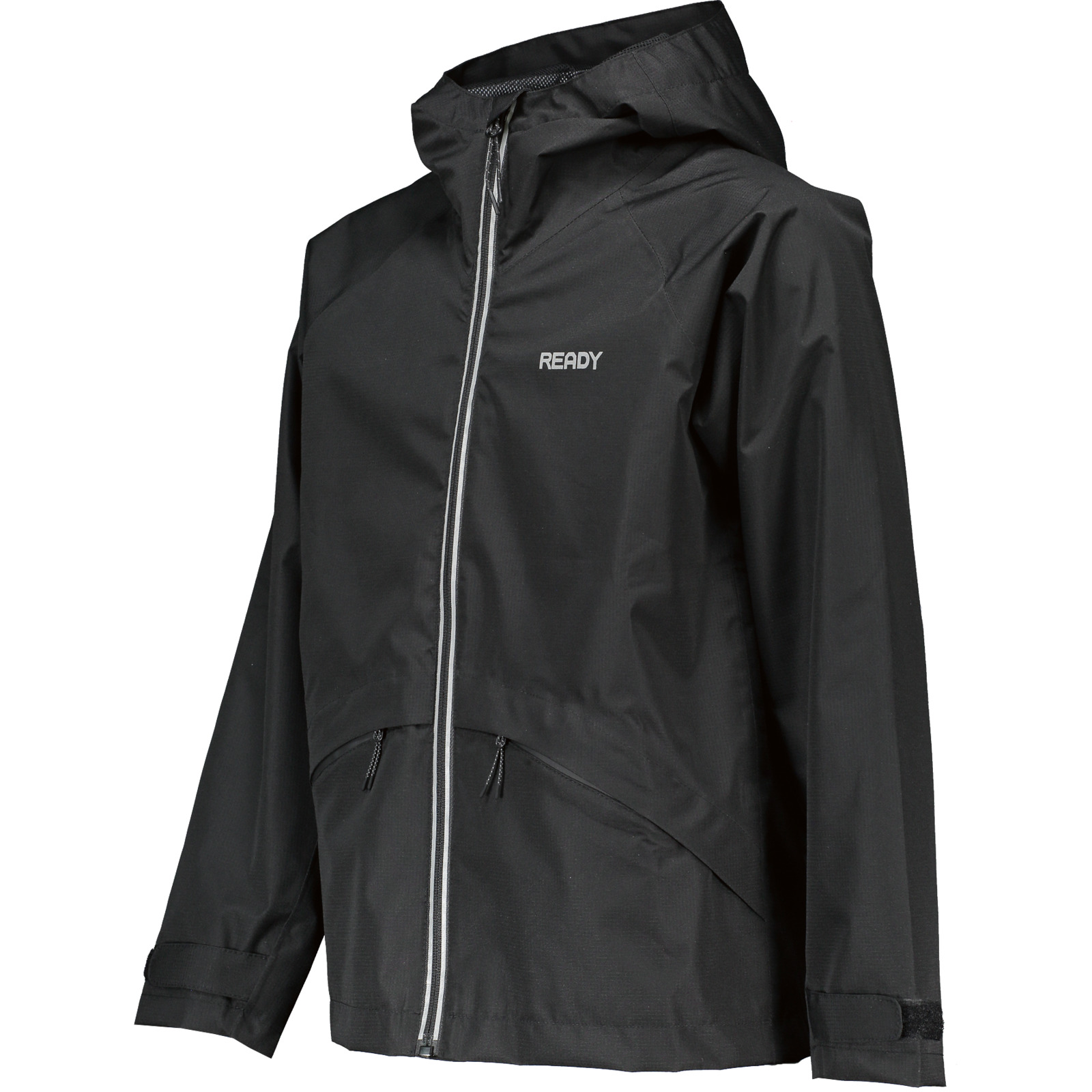 Kinder-Regenjacke schwarz
