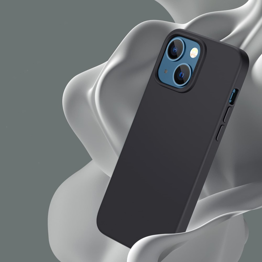 iPhone 13 Cloud Series Silikon Case Hülle - Schwarz