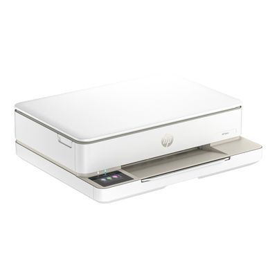 HP ENVY 6132e All-in-One - Imprimante multifonction jet d'encre couleur A4 - éligible Instant Ink - USB 2.0, Wi-Fi(ac) - blanc