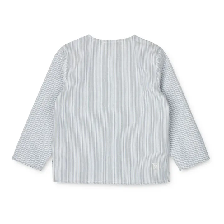 Liewood Chemise manches longues Coton Bio Houston | Bleu