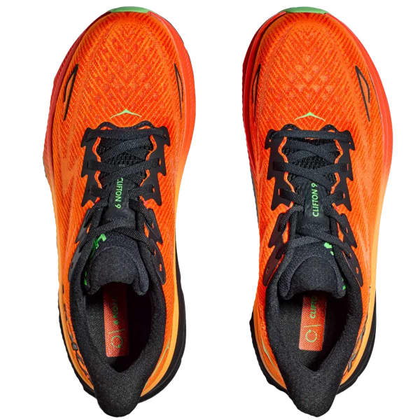 Chaussure running HOKA ONE ONE CLIFTON 9 FLAME / VIBRANT ORANGE