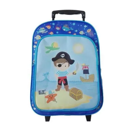 Idena Rucksack-Trolley Jungen Pirat, blau