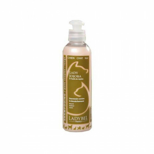 Shampoing Lady Jojoba Ladybel pour pelage long et soyeux