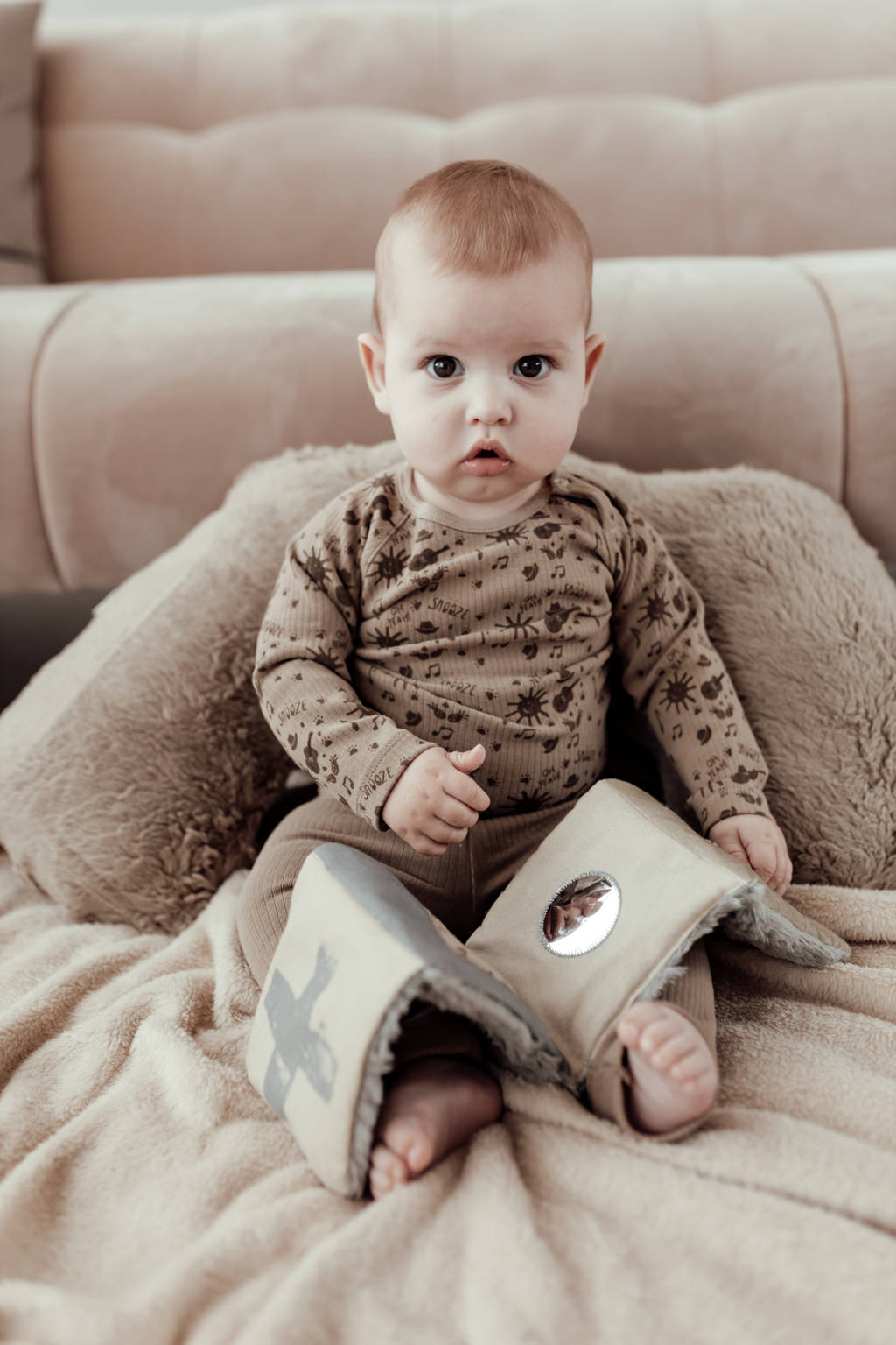 Snoozebaby pyjama hazel brown