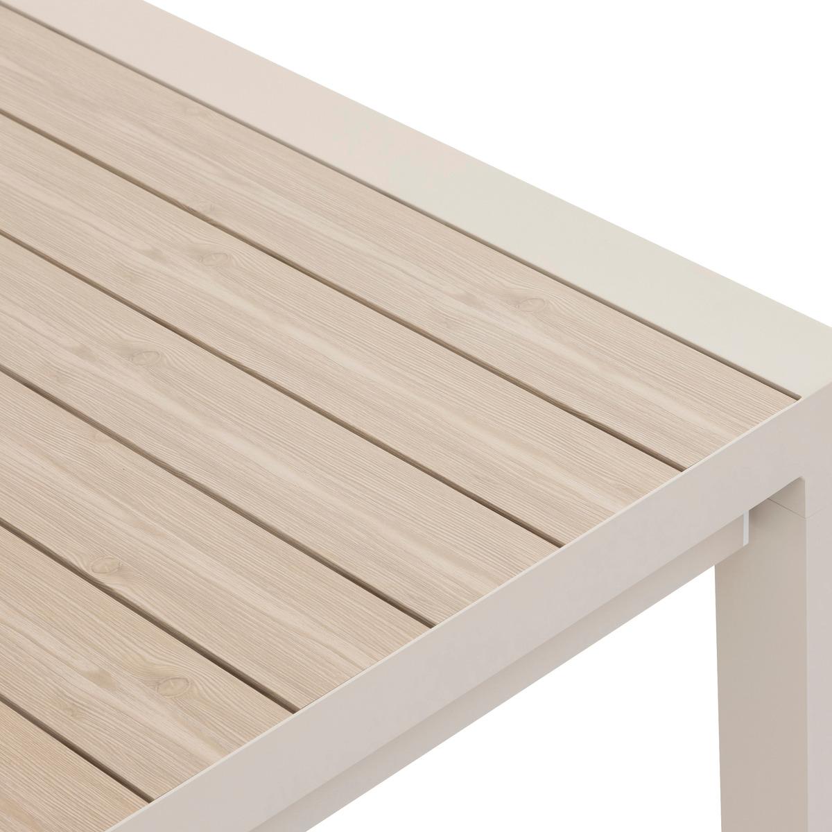 TABLE EVASION RALLONGE AUTOMATIQUE LIN ARGILE 10 PLACES