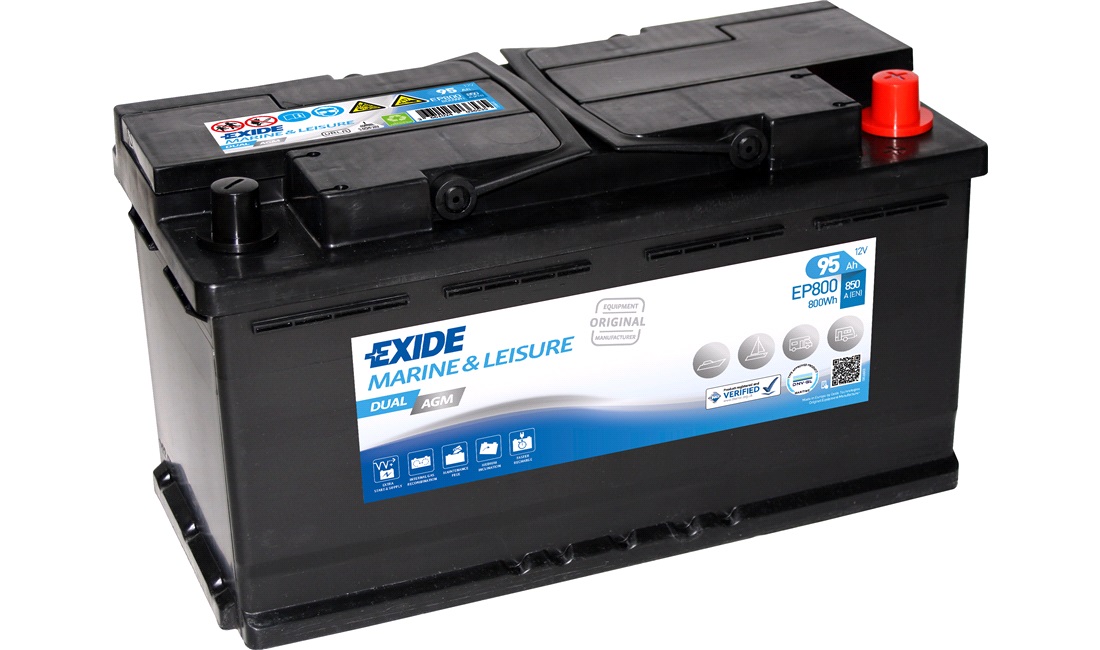 Batteri 12V 92Ah DUAL AGM