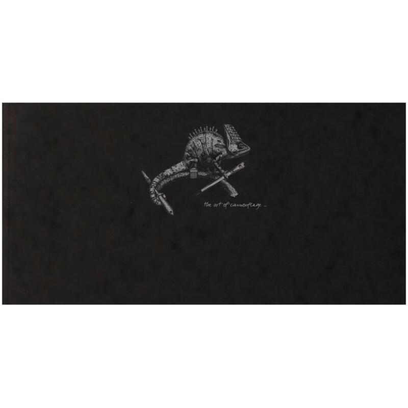 Flying Spirit carnet cousu 50F 10,5x21cm 90g - Noir