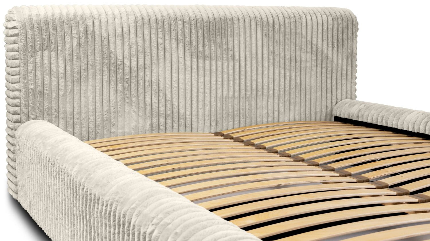 Trae Mobler Hana 180 x 200 cm Gestoffeerd Bed Creme