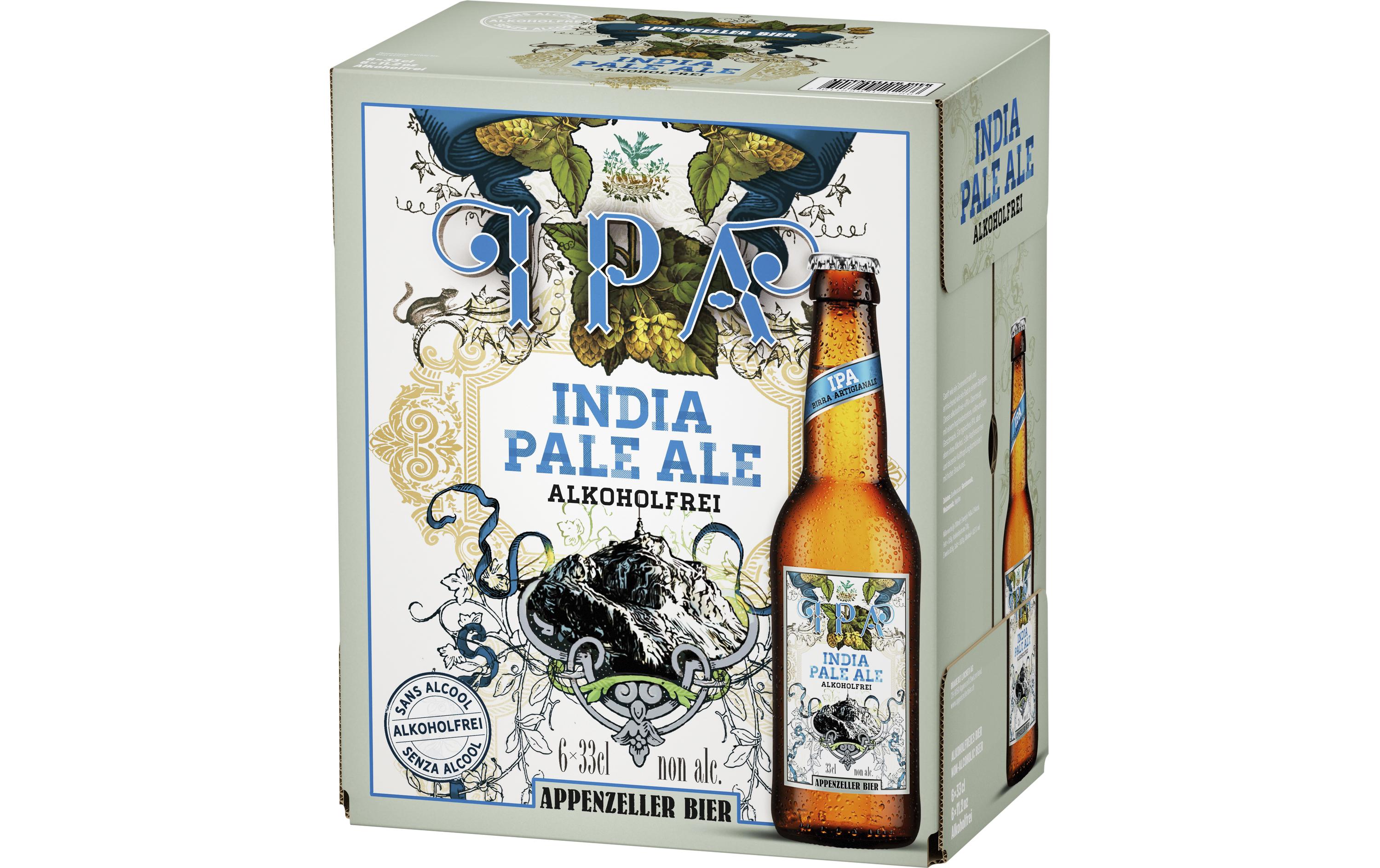 Bier IPA alkoholfrei 6 x 0.33 lIndia Pale Ale ohne Alkohol
