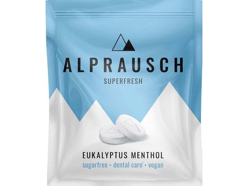 ALPRAUSCH Bonbons Extra-Frisch Eucalyptus-Menthol 22 g Alprausch Pastillen ohne Zucker