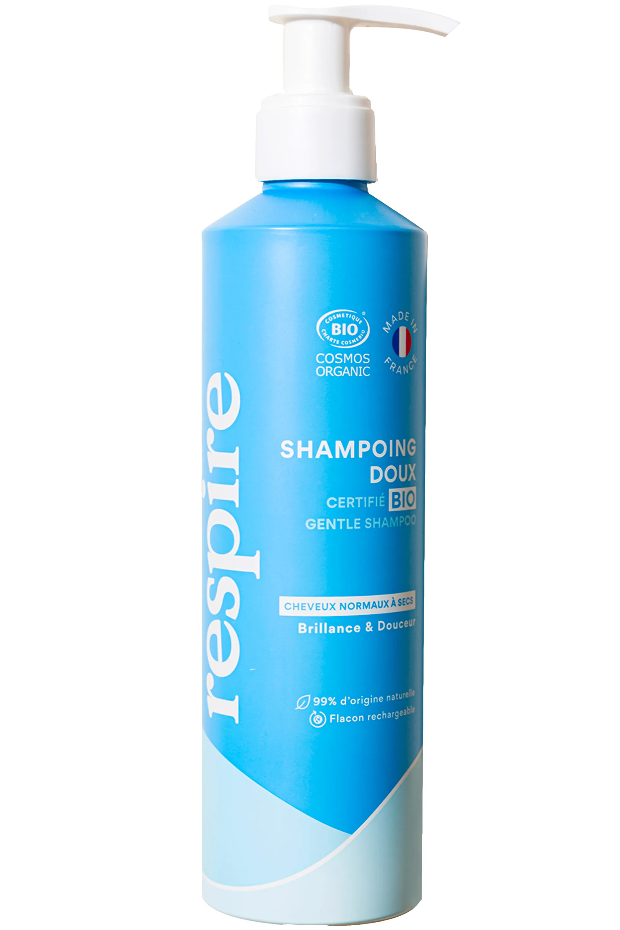 Respire Shampoing doux rechargeable-250 ml