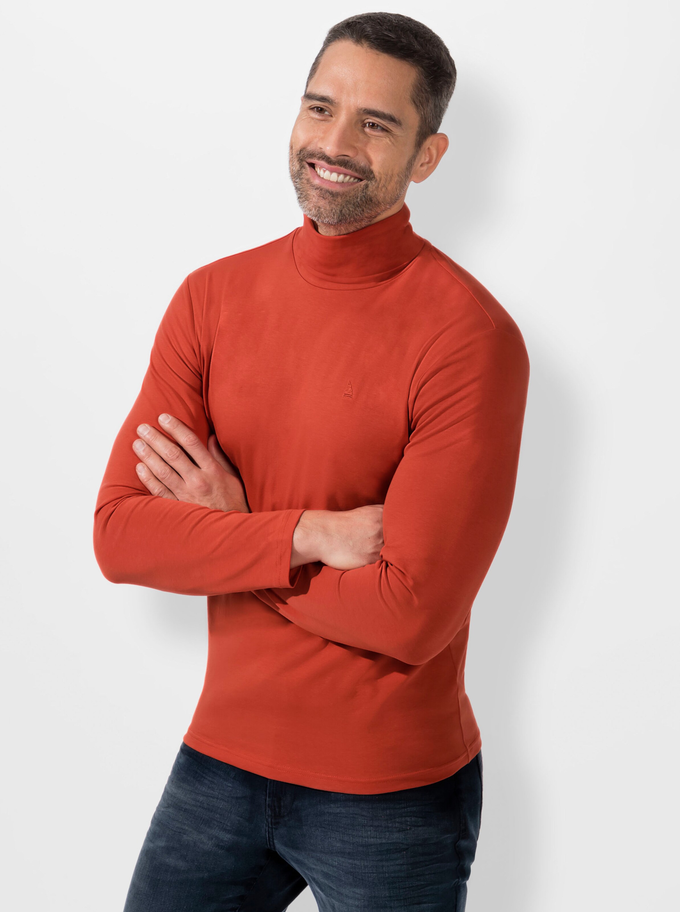 Rollkragen-Shirt