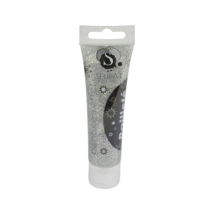 PEINTURE GLITTER 60ML ARGENT