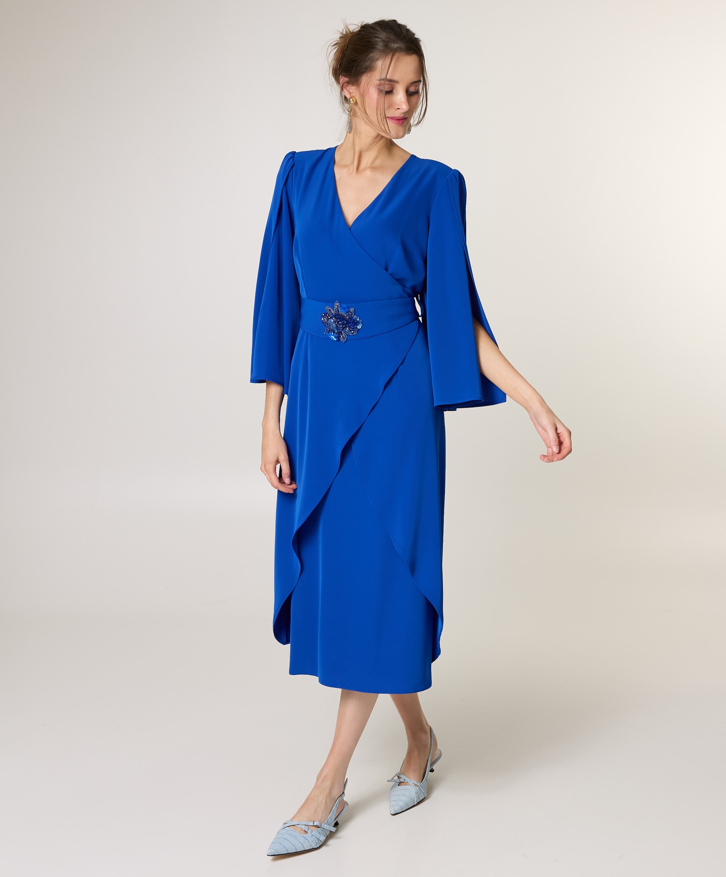 Sonia Peña Dames jurk blauw