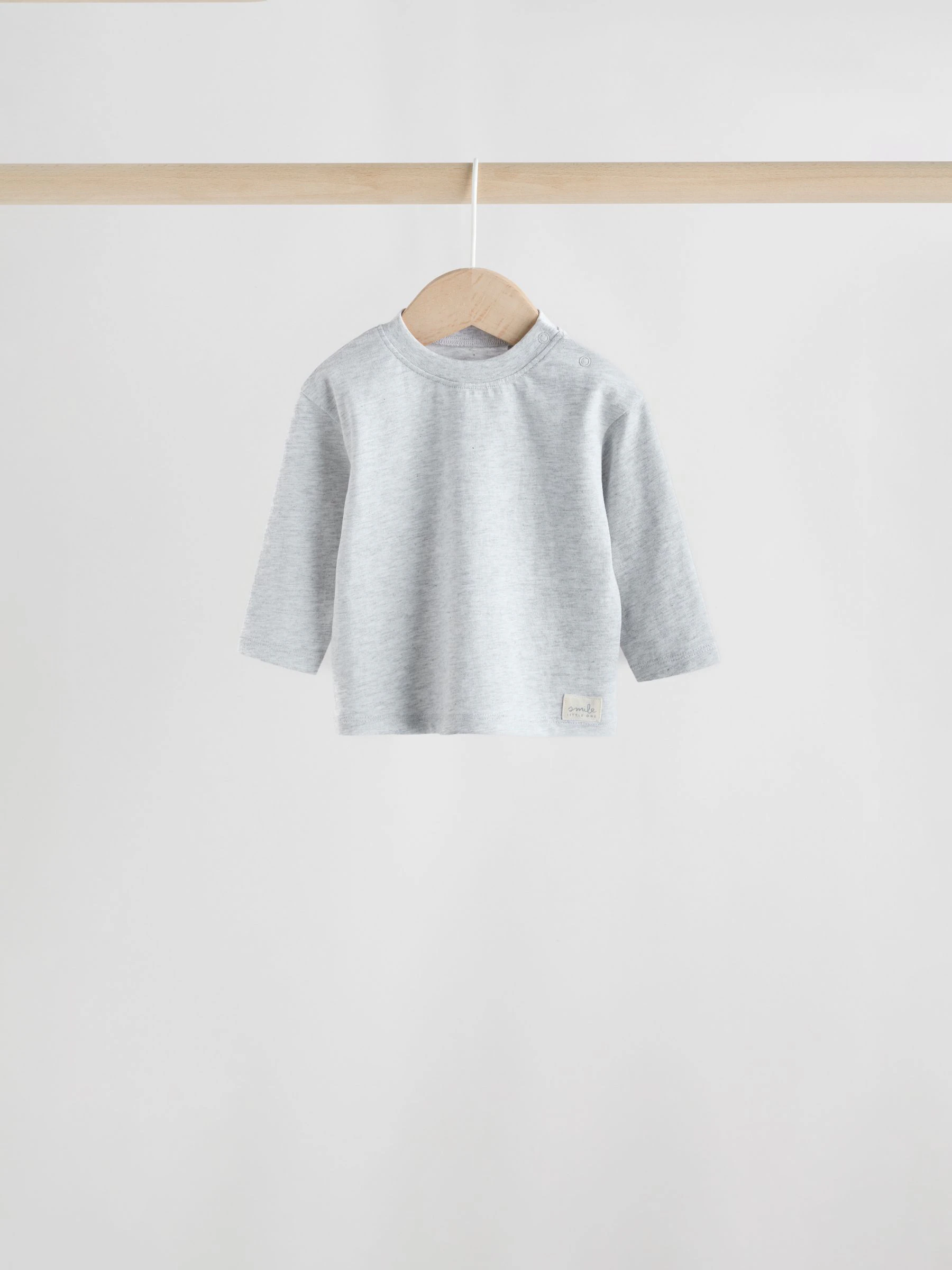 Blauw - Baby T-shirts met lange mouwen 4 stuks (0mnd-2jr)