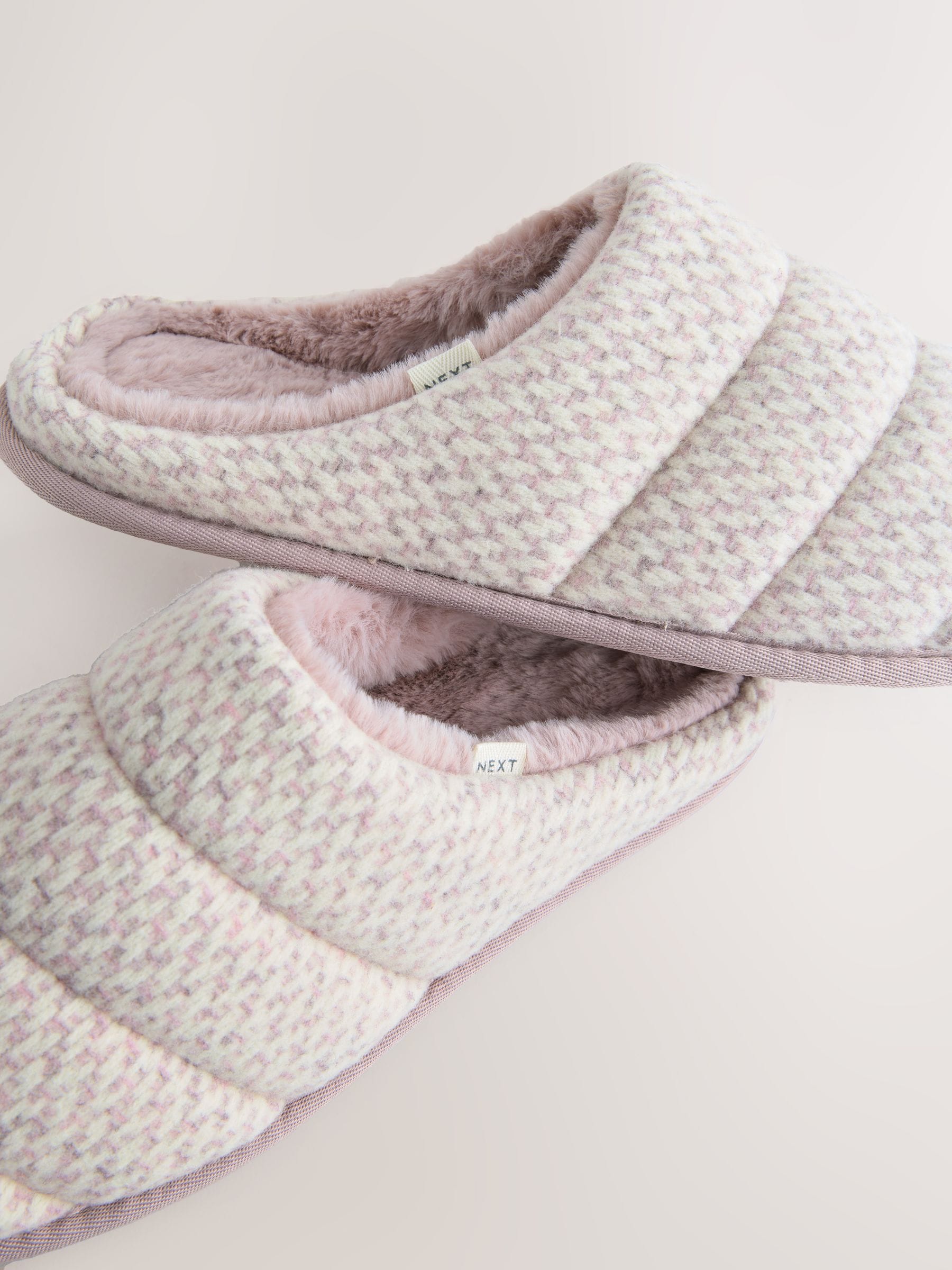 Roze - Quilted Brushed Mules