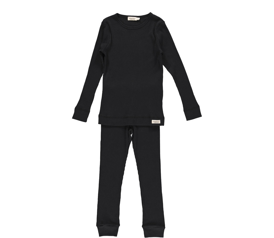 Sleepwear (set tee+leg), Nattøj - Black