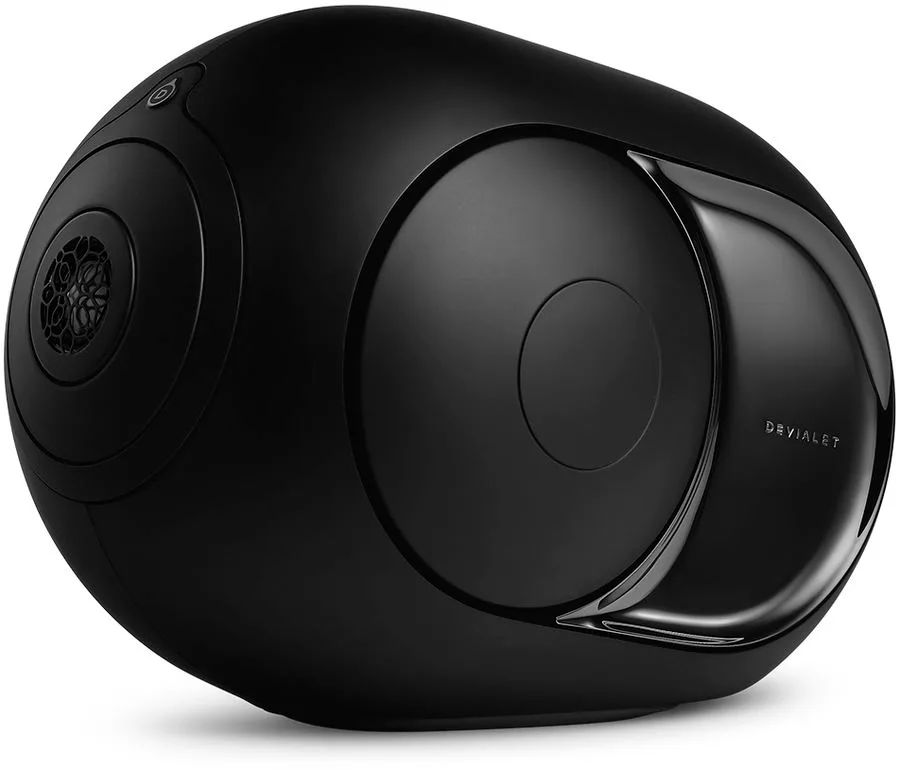Devialet Phantom I 108 dB Dark chrome   Tree Noir mat (la paire) Enceintes connectées