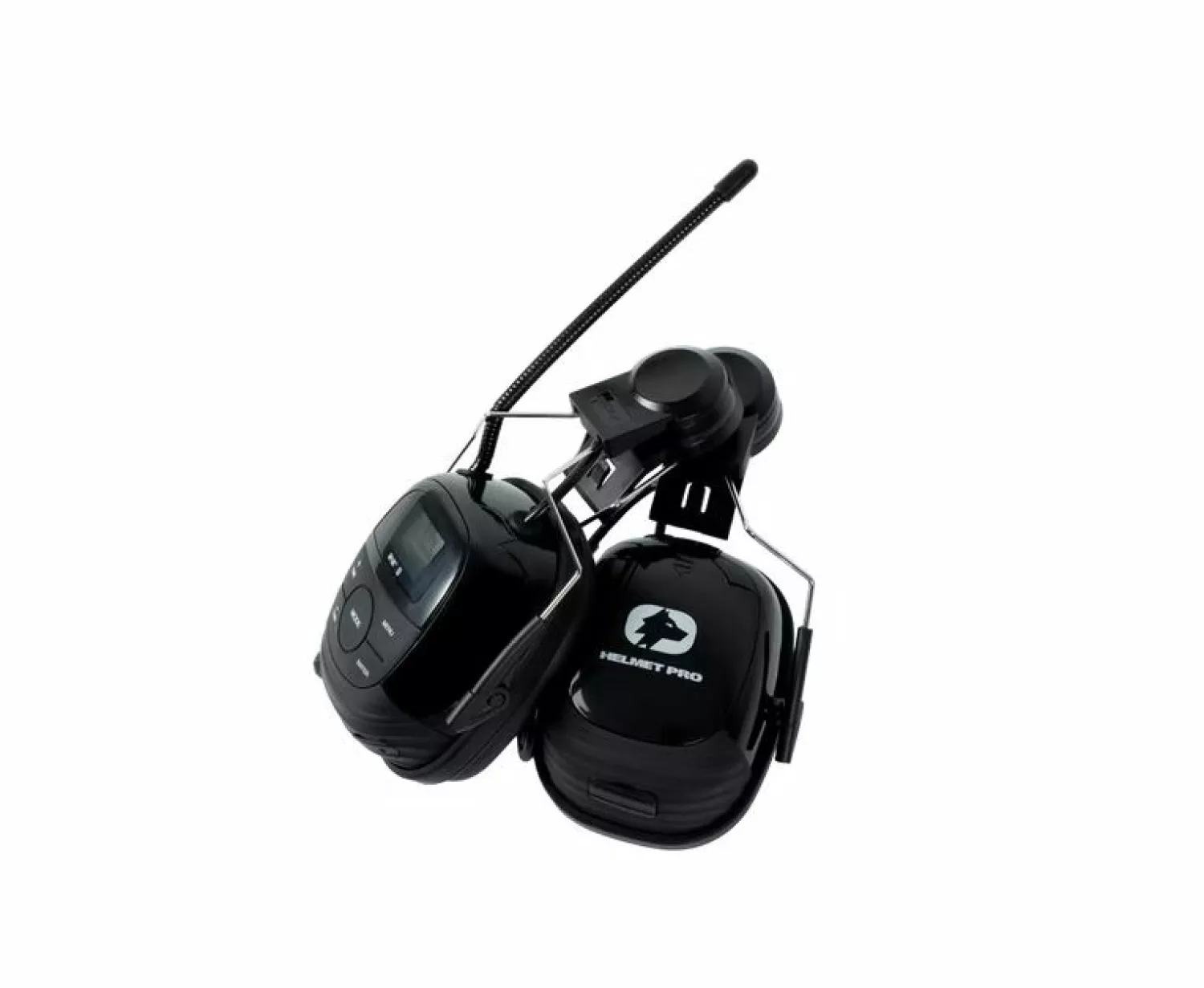 Wolf Helmbevestiging Headset Pro Bluetooth Gehoorbescherming met radio (DAB  en FM)