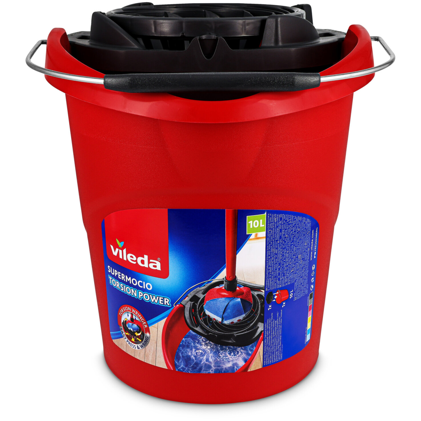 Vileda Eimer zu Wisch-Mop rot