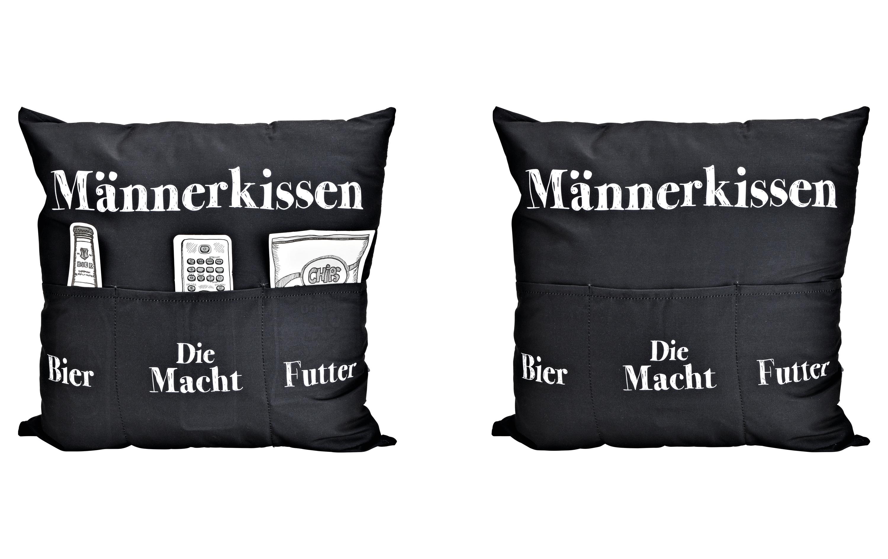 Kissen «Männerkissen» 40 cm x 40 cmKissen mit Füllung