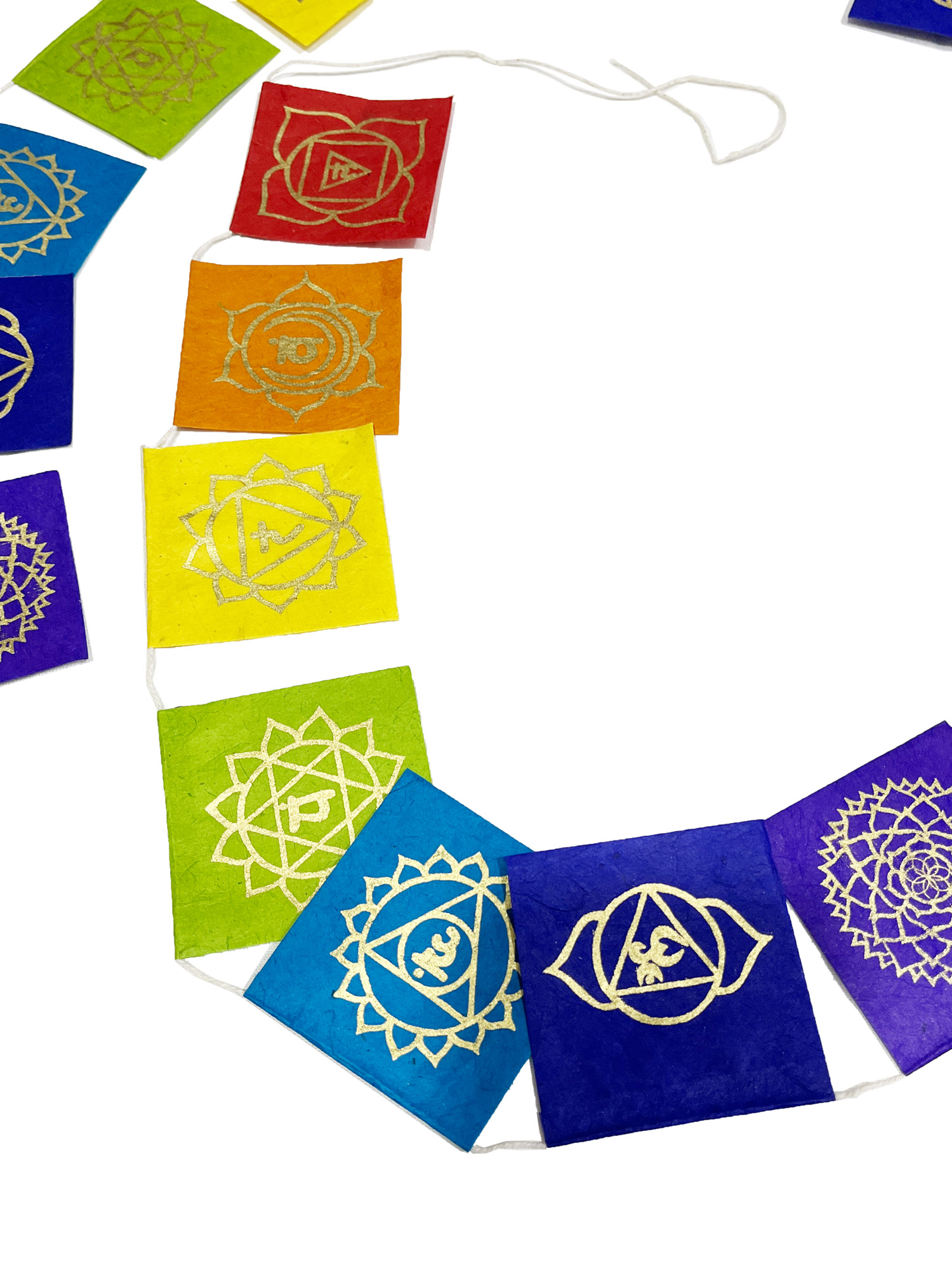 Gebetsfahnen '7 Chakra', multicolor, L 200 cm günstig bestellen