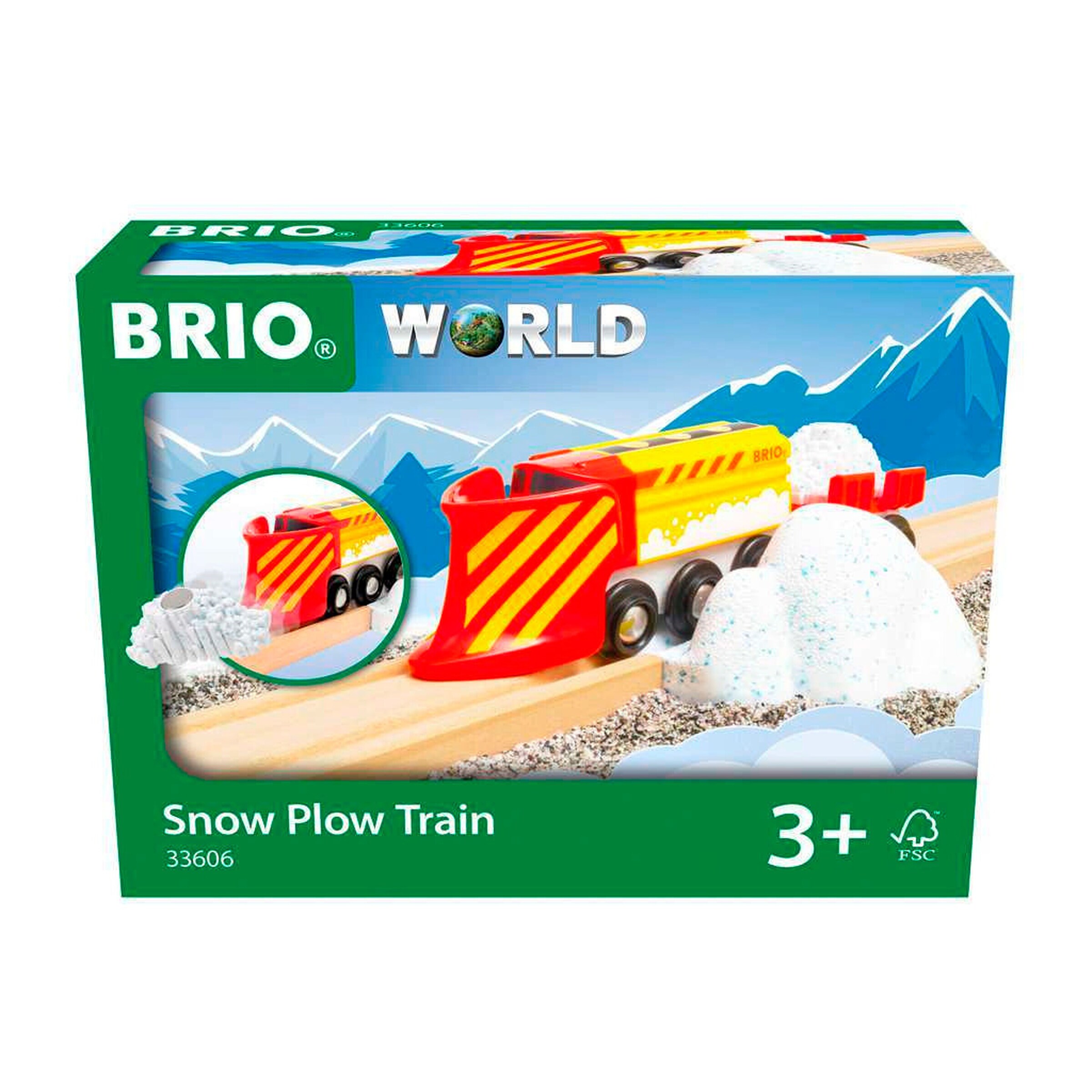 BRIO Schneeräumzug