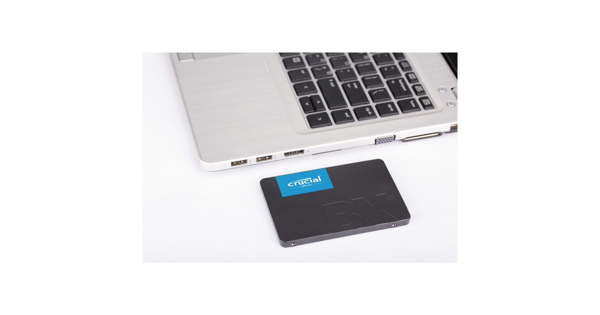 CrucialBX500, 500 GB SSD  (Zwart, CT500BX500SSD1, SATA/600)