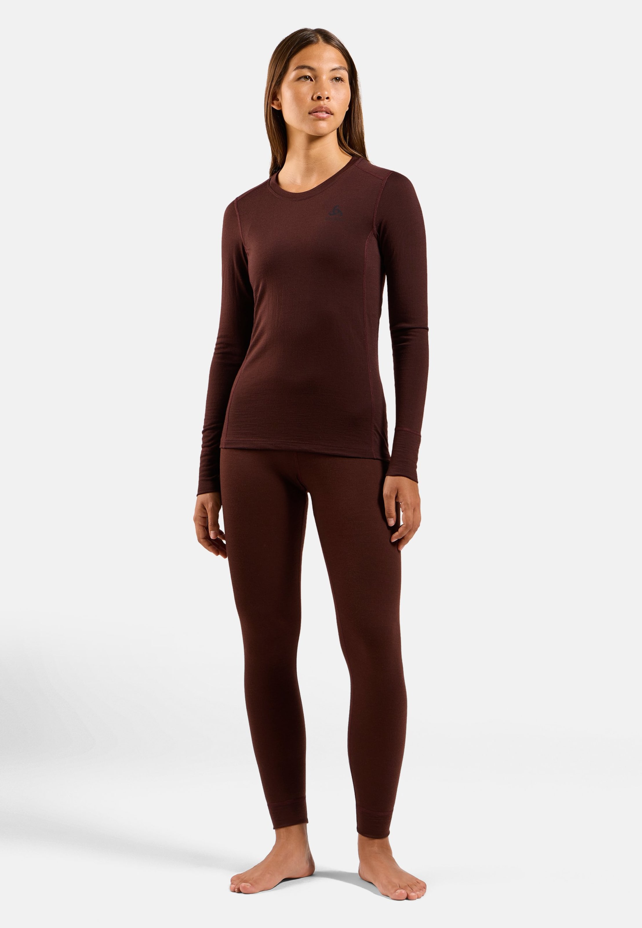 Natural Merino 200 Base Layer Langarmshirt in fudge
