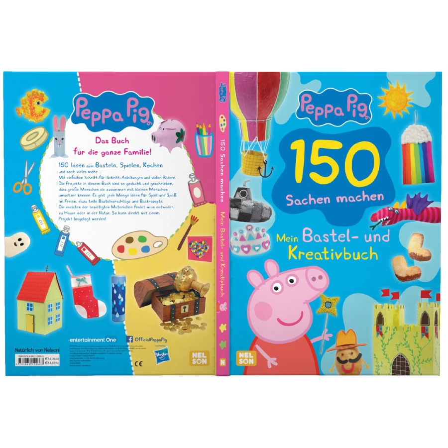 Carlsen Peppa Pig: Peppa: 150 Sachen machen - Mein Bastel - und Kreativbuch