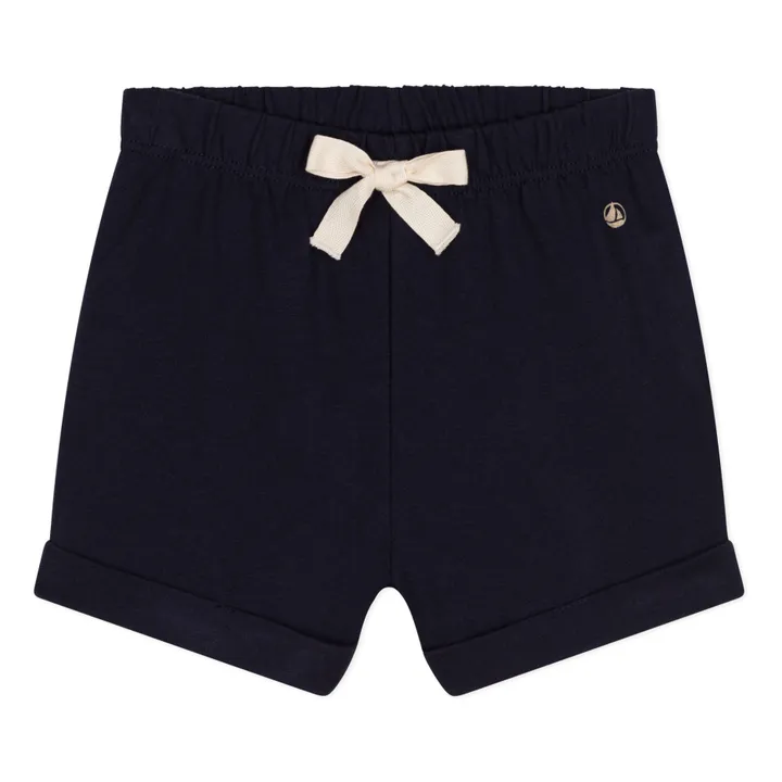 Petit Bateau Short Micro Jersey | Bleu marine