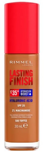 Rimmel London Lasting Finish 35hr Foundation 500 Toffee 30ML