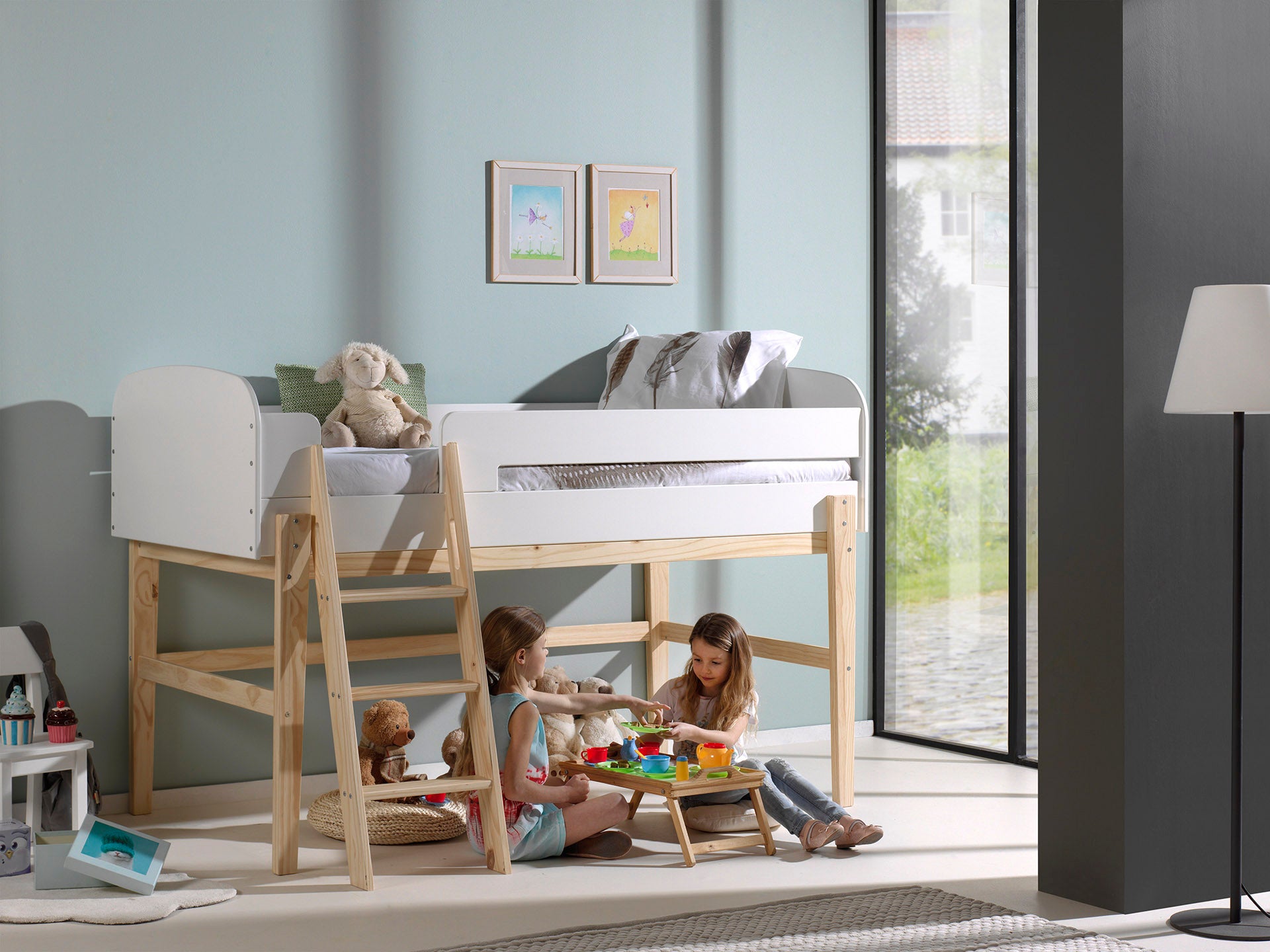 LUCEVI - Kiddy Halfhoogslaper 90x200cm - Wit