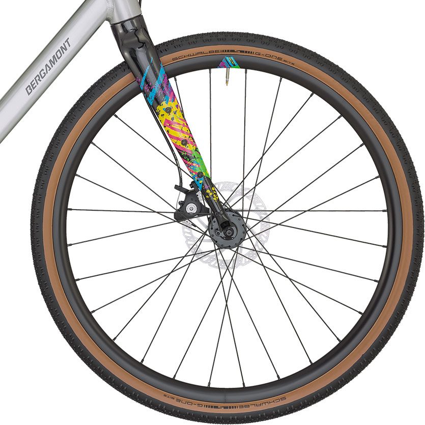 Bergamont Grandurance 4 Gravel Bike raw titanum silver