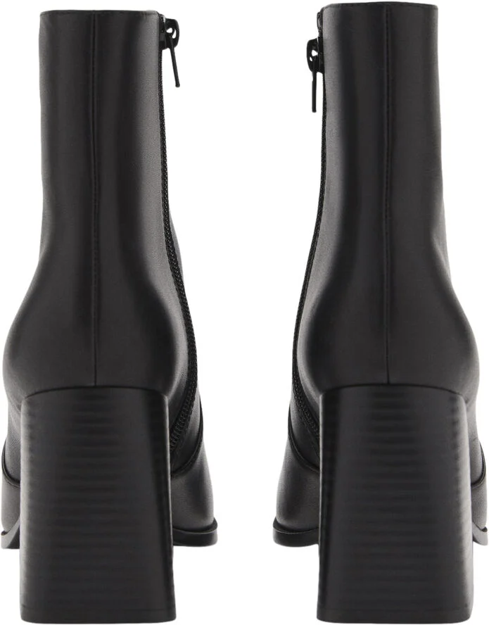 MANGO ANKLE BOOTS. -- PALA Black